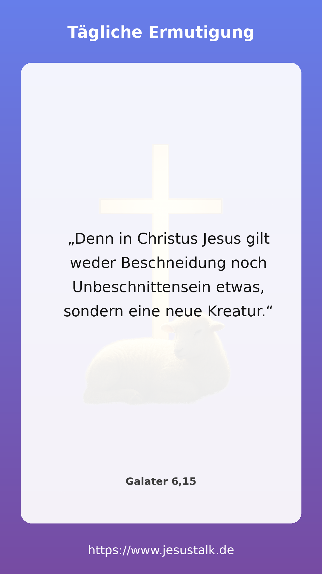 Tägliche Andacht – Vers