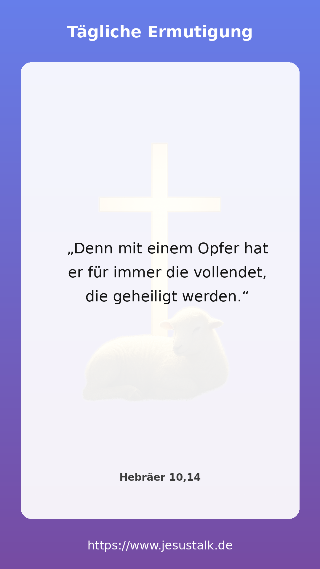 Tägliche Andacht – Vers