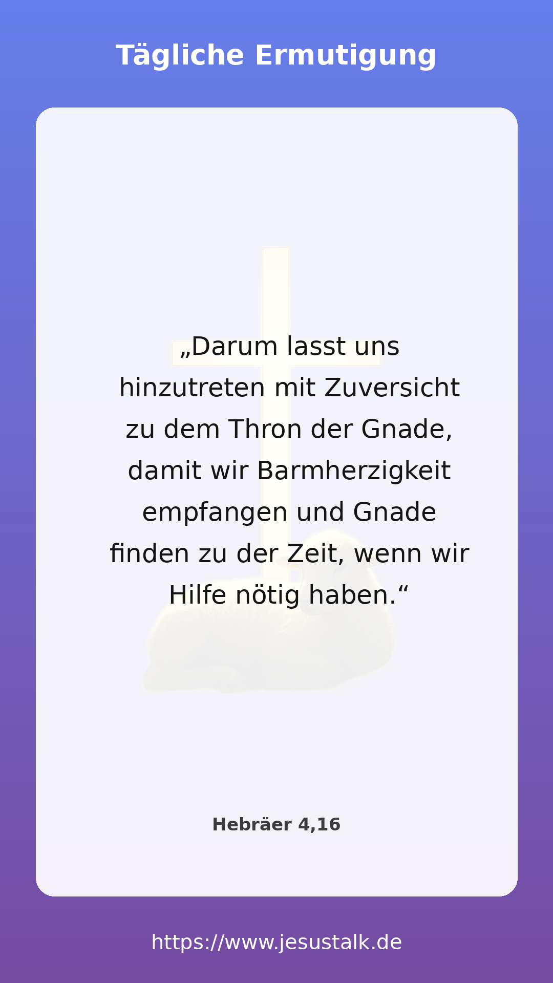 Tägliche Andacht – Vers