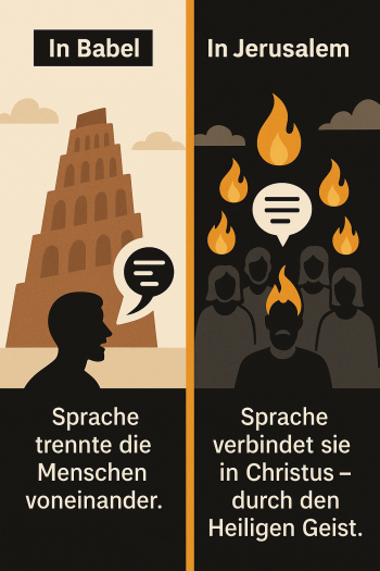 Sprache-Babel-Pfingsten